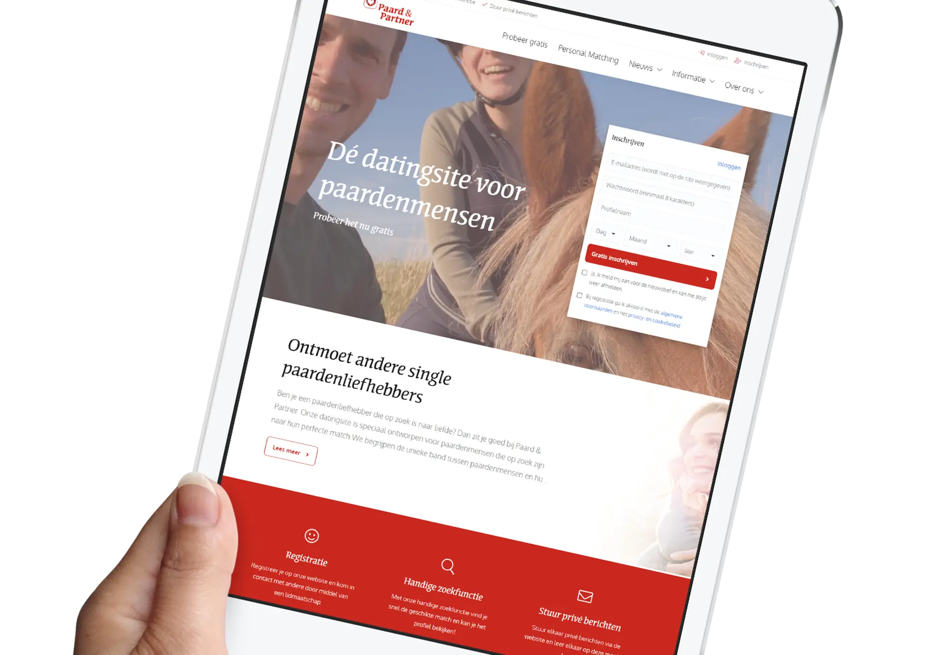 Datingsite voor paardenmensen laten bouwen