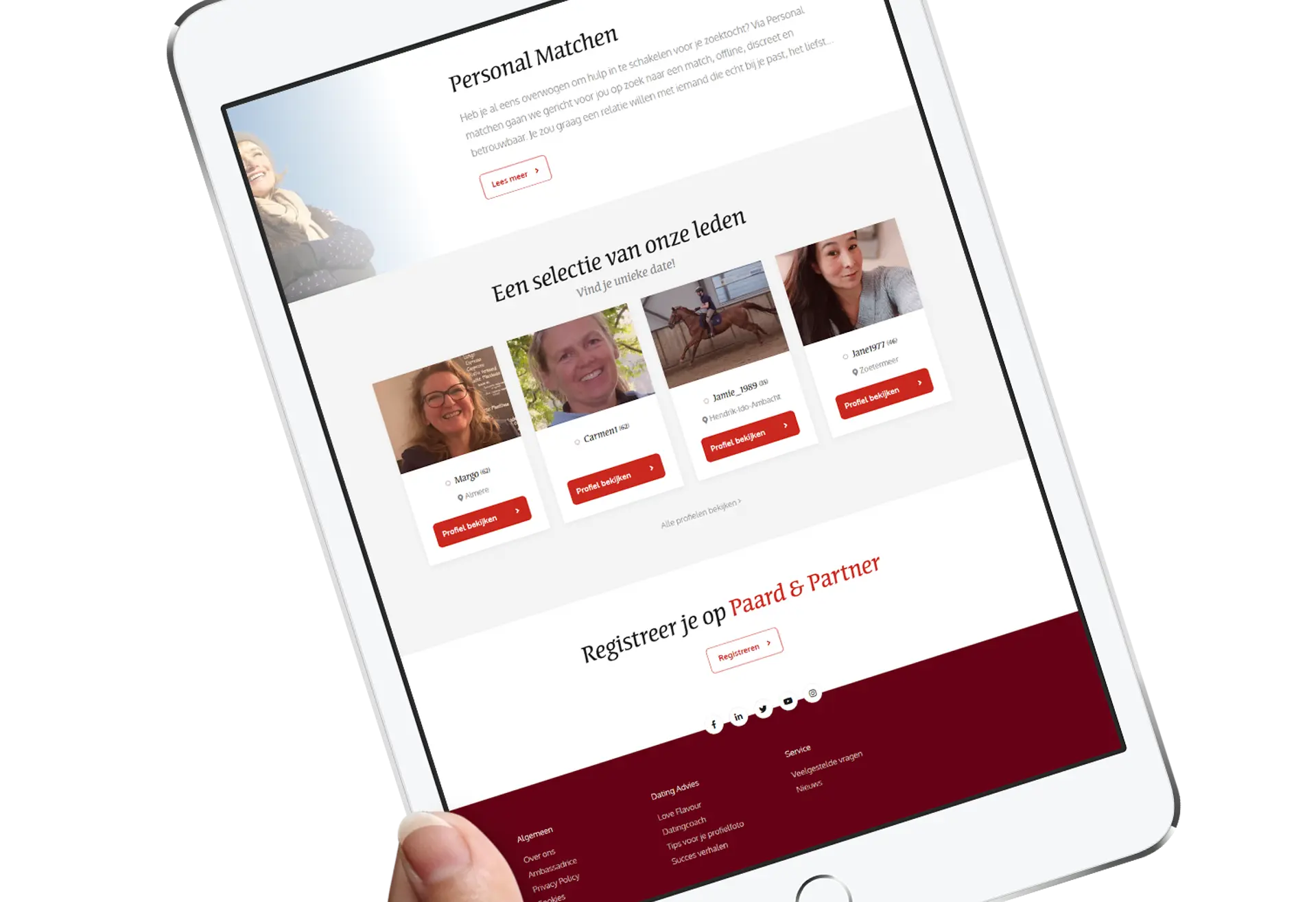 Eigen datingsite voor paardenmensen laten bouwen