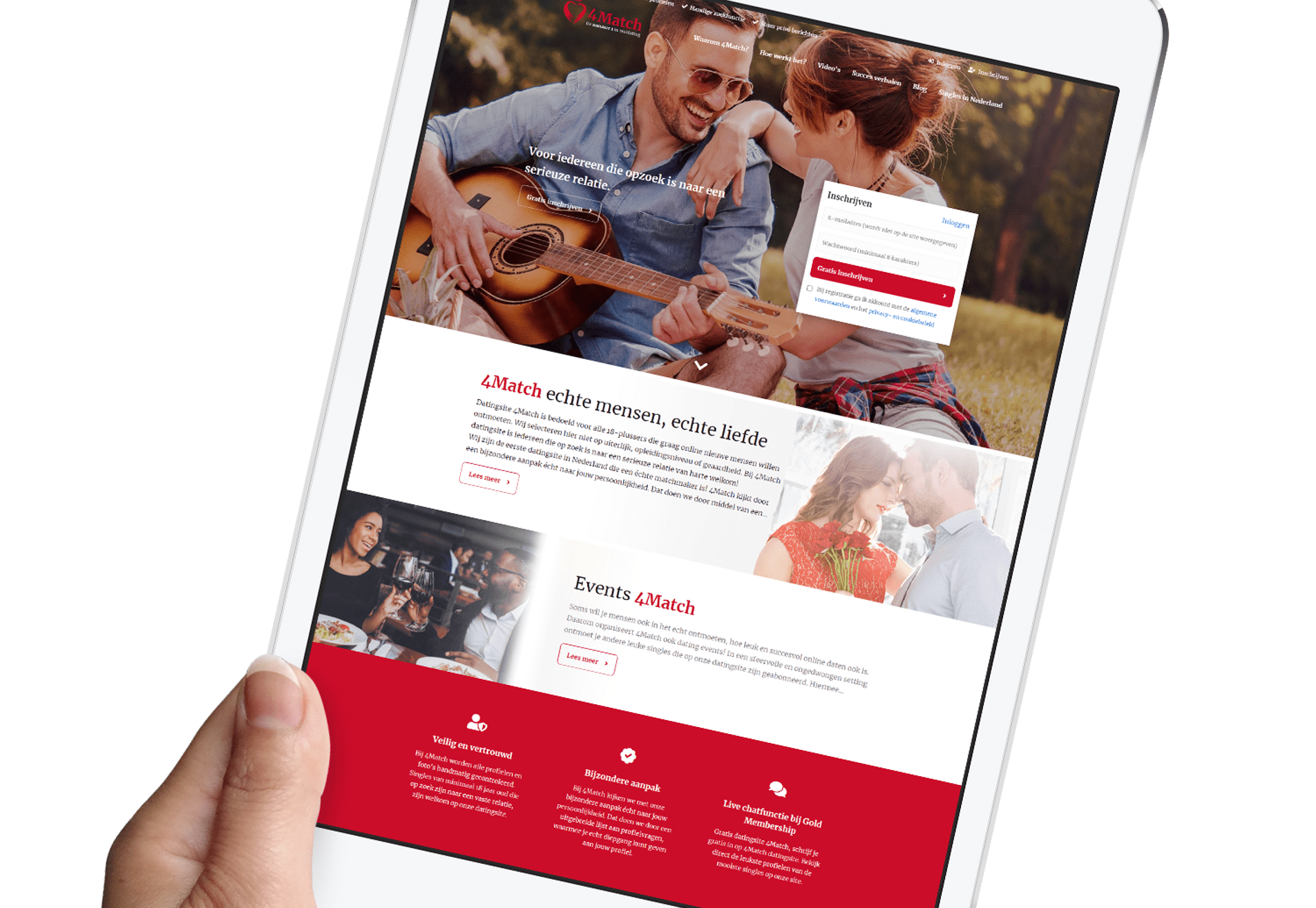 Eigen datingsite maken