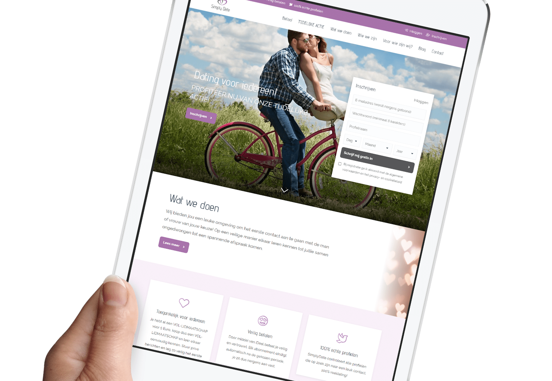 Setting up a casual dating site