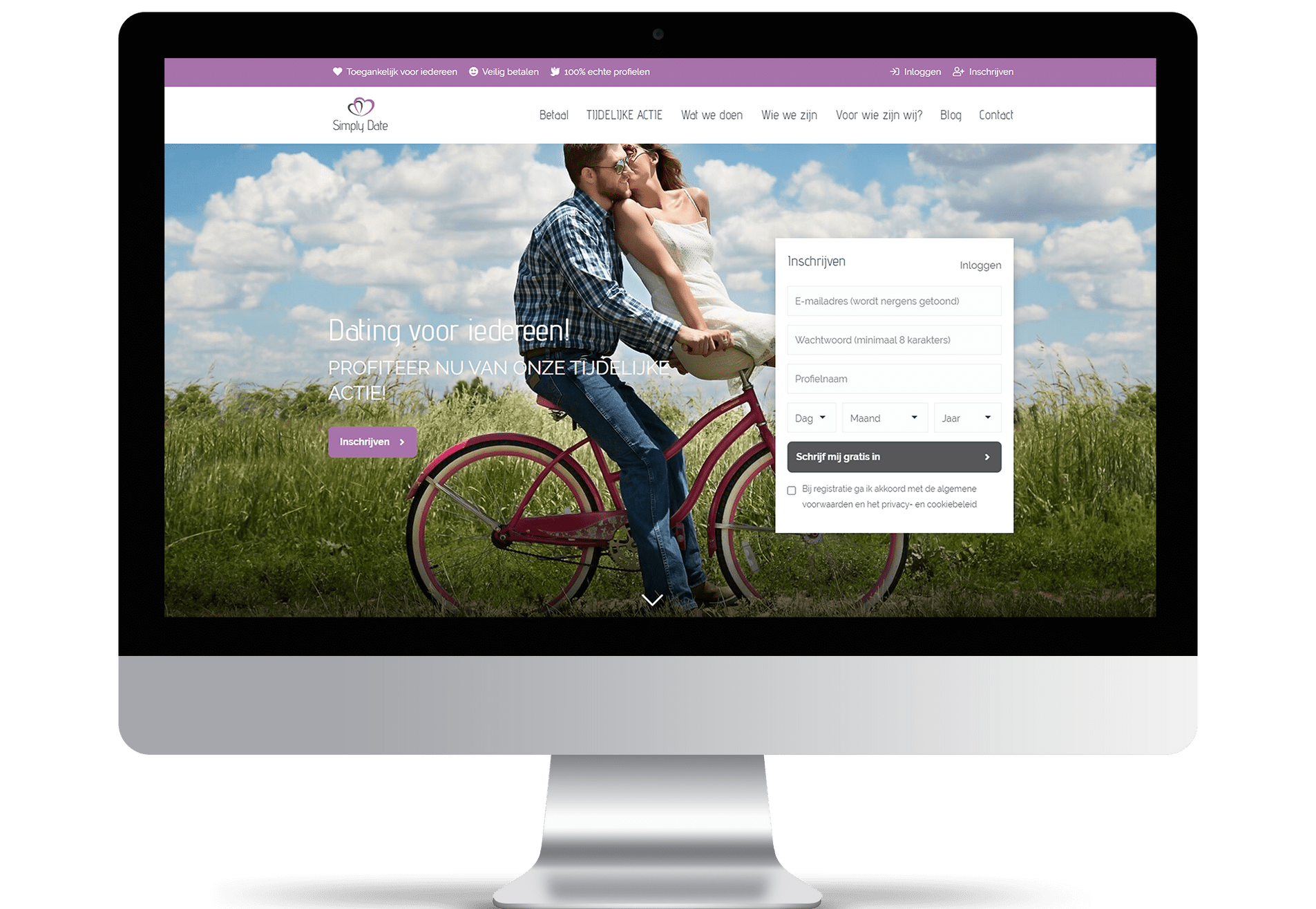 Setting up a casual dating site