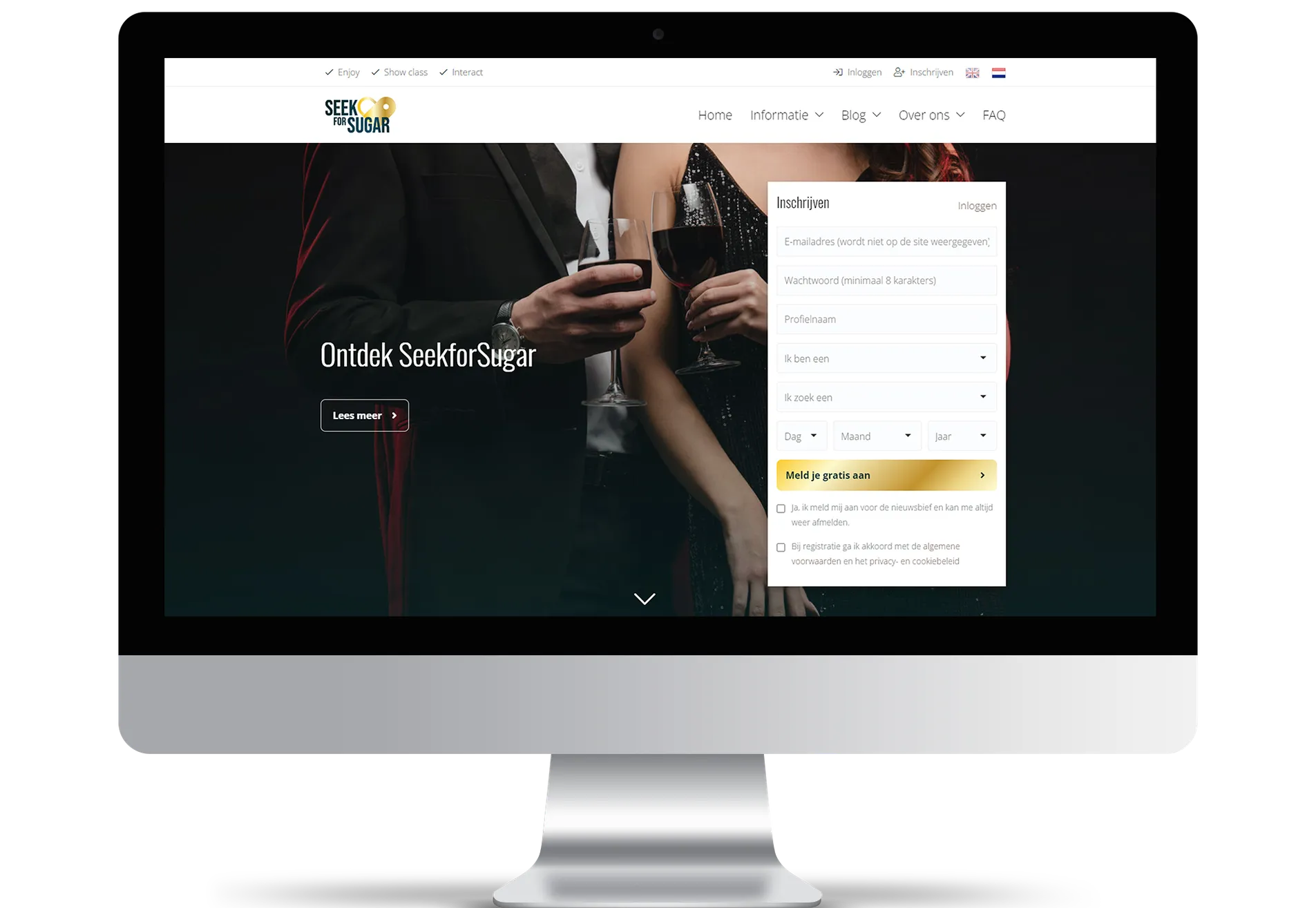Datingsite maken