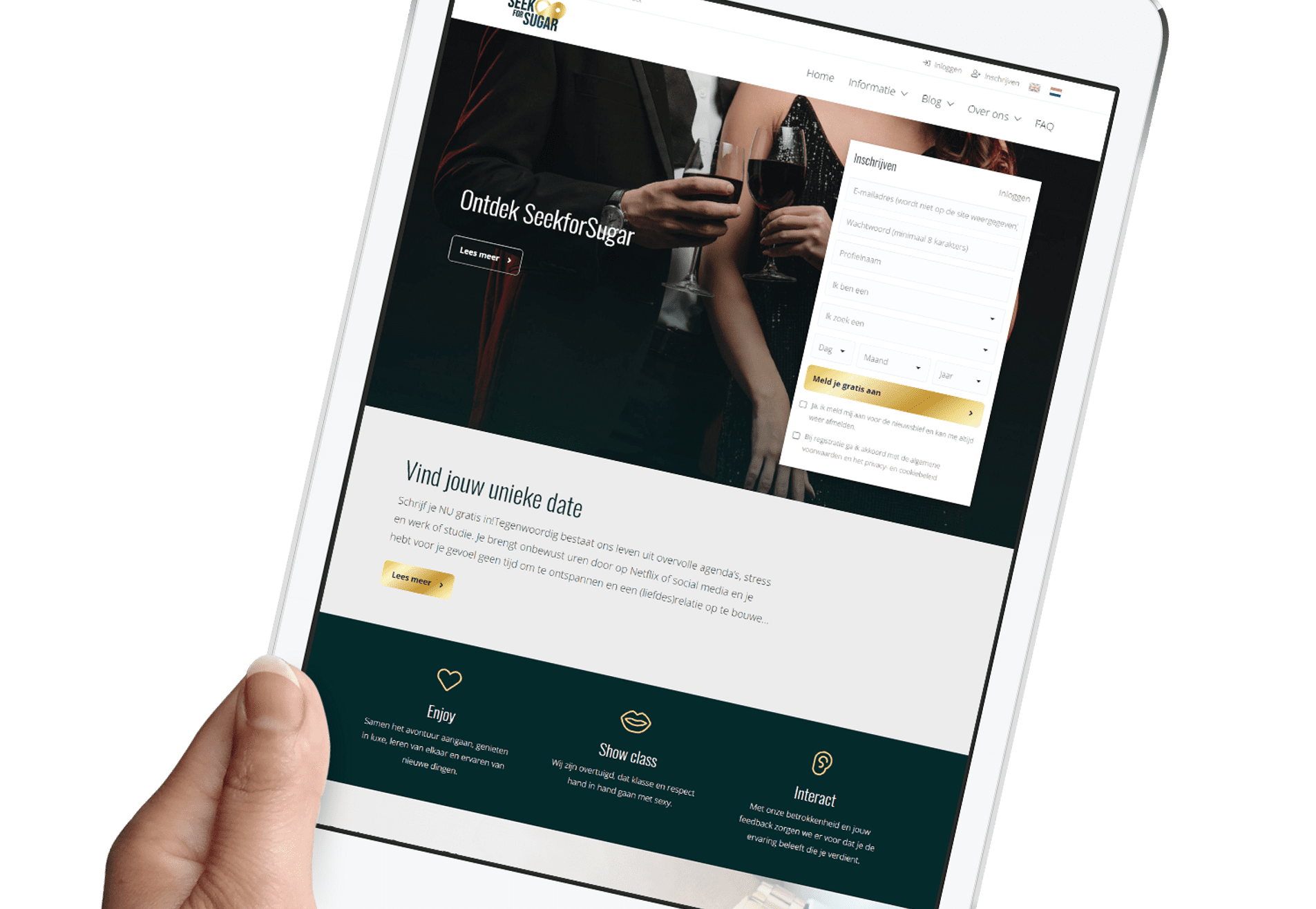 Eigen datingsite maken