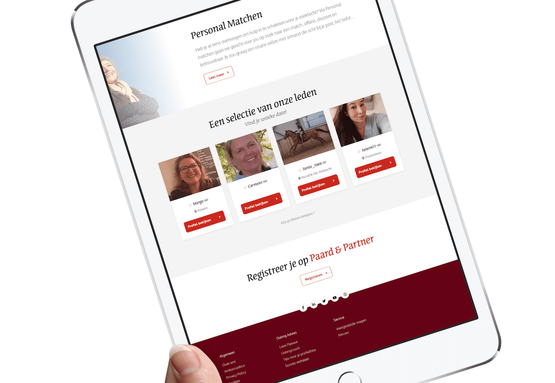 Eigen datingsite voor paardenmensen laten bouwen