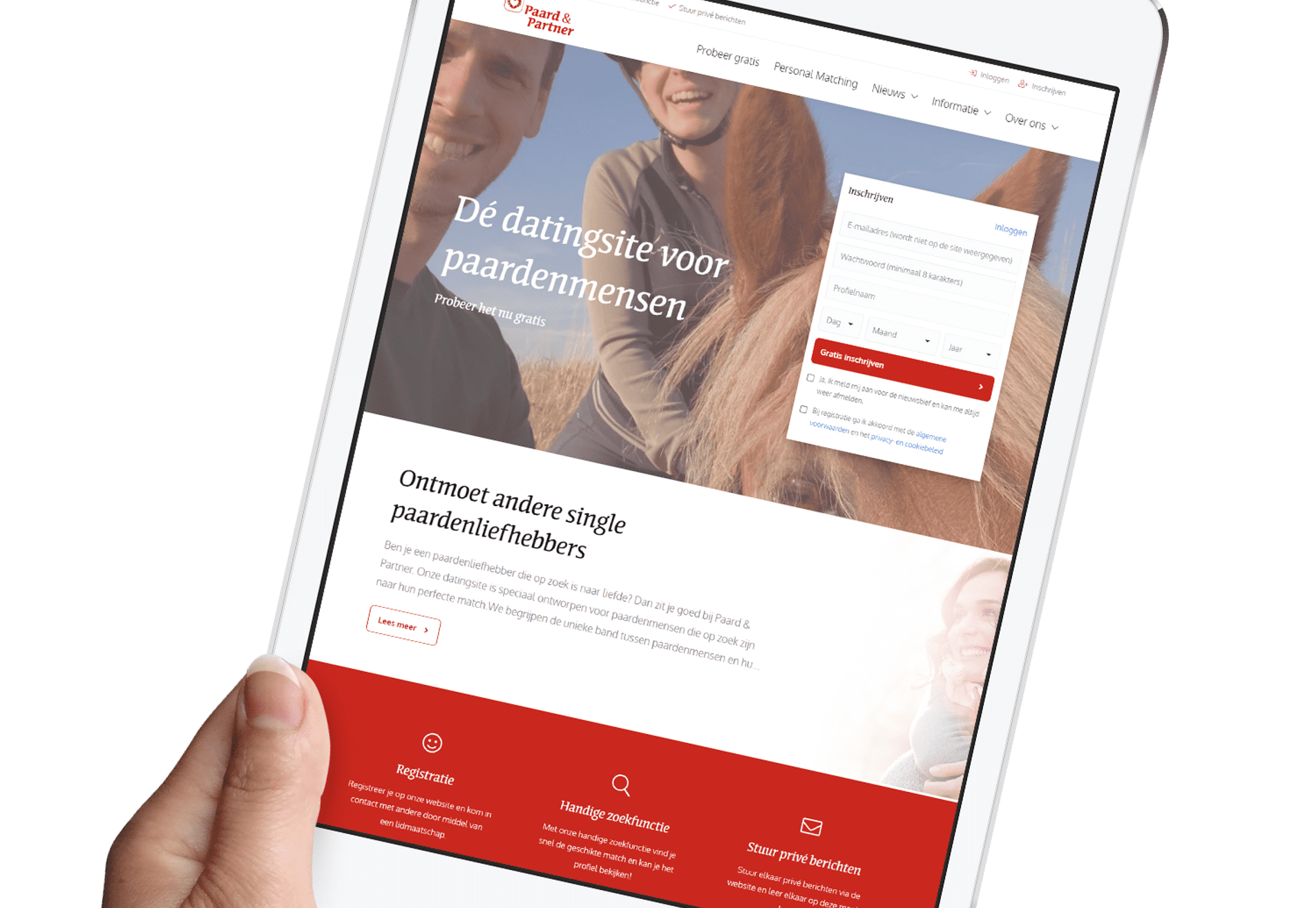 Datingsite voor paardenmensen laten bouwen