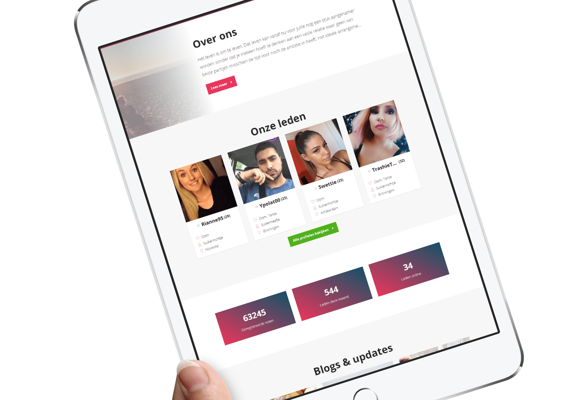 Have a sugar dating site set up