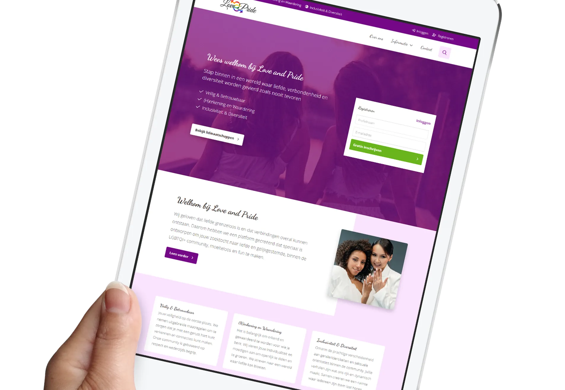 LGBTQ datingsite maken